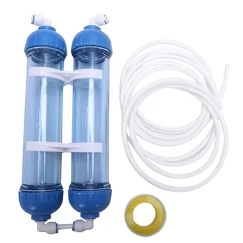  Фильтр для воды 2 шт. T33 Корпус картриджа DIY T33 Оболочка Фильтр Бутылка 4шт Фитинги Очиститель воды для системы обратного осмоса